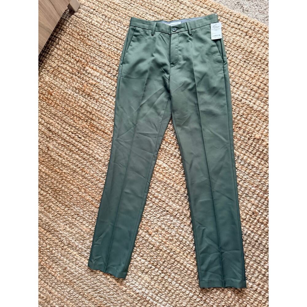 Amazon Essentials Mens Green Pants NWT 29x34